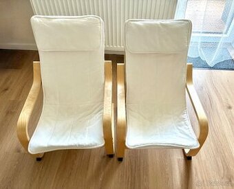 Ikea dětská křesla Poäng, 2ks