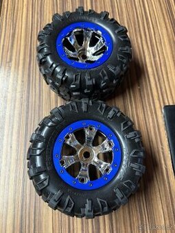 Traxxas kolo 3.8", disk Geode stříbrný S17, pneu Canyon AT