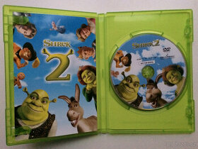 3x DVD: Podraz, Shrek 2; Americký mogul - Deni De Vito.