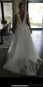 Svatební šaty vel. 36-38 - 1