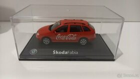 Škoda Fabia I, Coca Cola limitka, 1/43 Abrex - 1