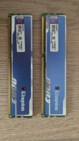 Paměti RAM Kingston HyperX Blu 2x4GB DDR3 KHX1600C9D3B1/4G