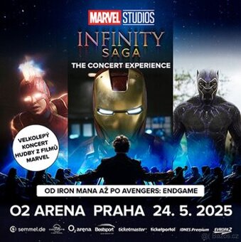 Klubové VIP - MARVEL STUDIOS‘ CONCERT, O2 Arena - 24.5.2025