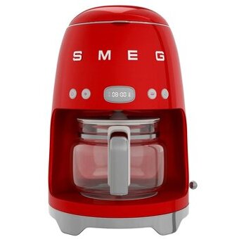 Kávovar SMEG 50's Retro Style 1,4l 10 cup červený
