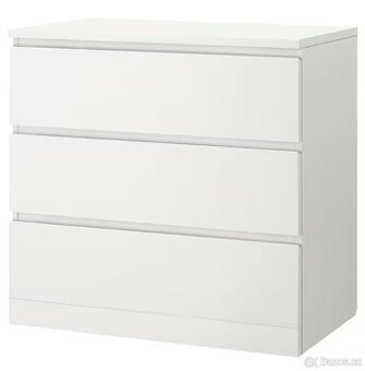 Komoda IKEA Malm 3 supliky nova