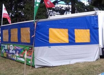Velký předstan 6x4m hliníková konstrukce
