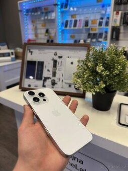 iPhone 16 Pro 256GB Bílý titan Záruka