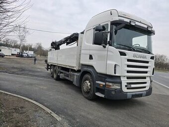 AUTOJEŘÁB SCANIA R 480 6X2 S HYDRAULICKOU RUKOU HIAB