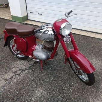 Jawa 125/355 rok 1958 s Německým TP
