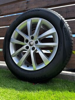 Alu kola 5x112 r18 s letnim pneu (orkod)