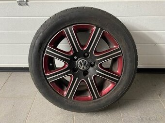 Prodám-Sadu Alu kol 5x112mm,ET42,VW, 205/55/16