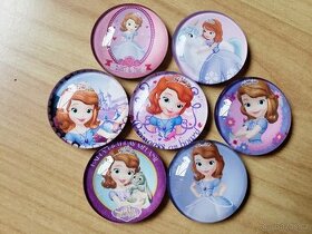 Nové velké magnetky princezna Sofie dárek dekorace - 1