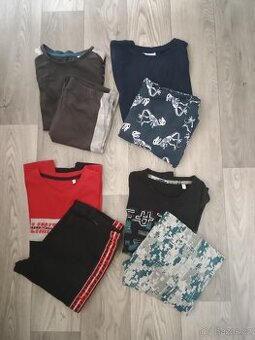 5x pyžamo 140/146 - 1
