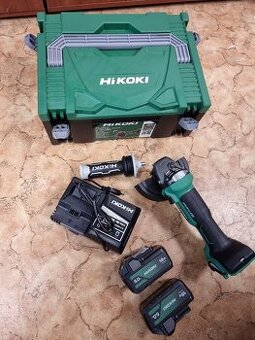 Aku úhlová bruska HIKOKI 125 mm, 2x 5Ah baterie G1813DAWQZ
