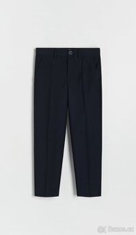 Chlapecké oblekové kalhoty tm. modré vel. 170