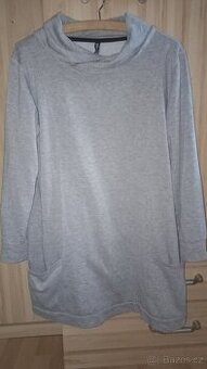 Dámské šedé mikinové šaty vel. 44/XL