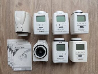 Programovatelné termostatické hlavice (7 ks)