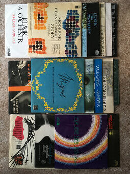 LP gramofonové desky - vážná hudba (17 ks)