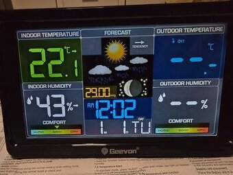 Geevon Bezdrátový teploměr pro vnitřní i venkovní