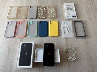 Apple iPhone 11 , paměť 256 GB , černý, pěkný stav