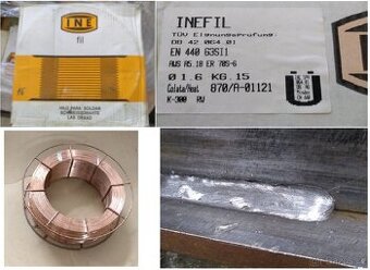 Prodám levne CO2 svářecí drát p.1,6mm - 28Kč/kg