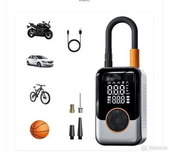 Akumulatorovy kompresor hustilka pumpicka