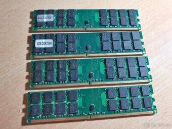 4x 4gb ddr2 do PC (cena za pár : 450kč)