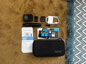 Gopro Hero 10 Black, stativ, 100% stav, pouzdro