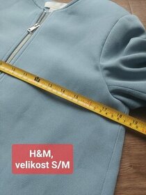 Vel. S/M H&M světle modrý kabátek / sako - 1