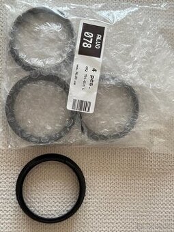 Vymezovací středící kroužky pro alu 70,1mm na 63,3mm - sada