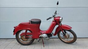 Historický motocykl Jawa 555 v unikátním původním stavu - 1