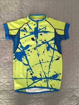 Cyklistický dres Klimatex vel. 146 + cyklošortky Decathlon