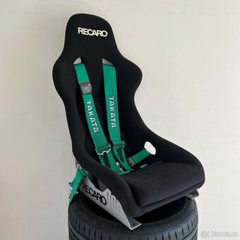 RECARO Pole Position ABE s držáky + TAKATA 4bod pásy
