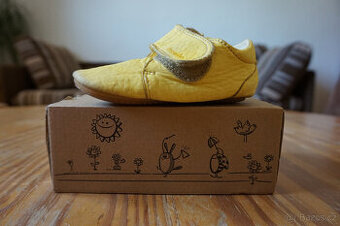 barefoot capáčky FRODDO PREWALKERS YELLOW vel. 22