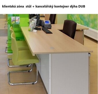prodám klientské stoly 160x90 cm