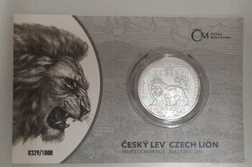 Český lev 2020 2OZ standard číslovany