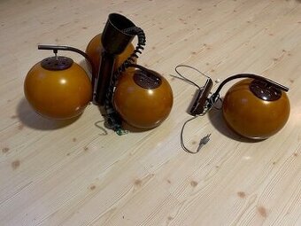 Retro lustr a lampa