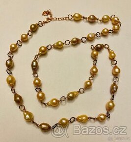Náhrdelník z pravých perel 10 mm JAPONSKÉ KASUMI