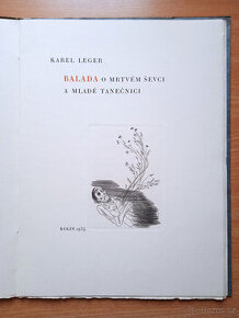 Karel Leger – BALADA O MRTVÉM ŠEVCI A MLADÉ TANEČNICI - 1