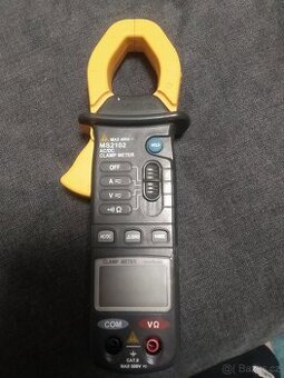 Klešťový multimetr Mastech MS2102 (napůl nefunkční)
