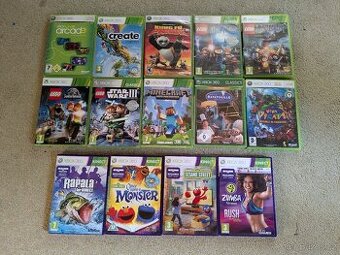 Hry dětské a KINECT XBOX 360 a XBOX ONE