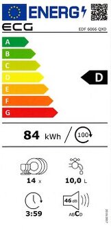 Daruji myčku ECG EDF6066QXD s českým manuálem
