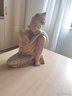 Buddha dřevořezba - 1