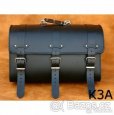 Kožený kufr - válec na chopper 50cm typ 03A
