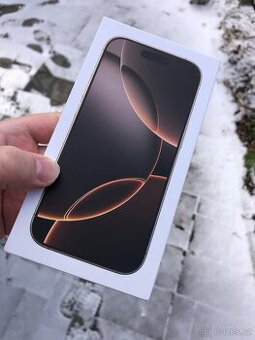 iPhone 16 PRO 128Gb uplne nový, Desert Titanium