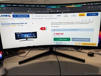 Herní monitor Samsung Odyssey G55T