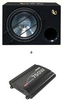 Subwoofer + zesilovač - 1200W