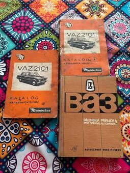 VAZ 2101 literatura (katalog náh. dílů, příručka pro opravu)