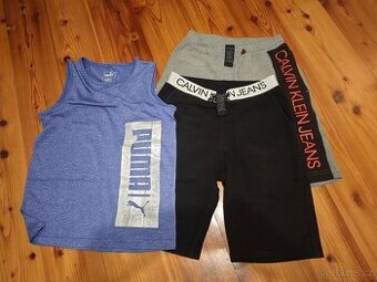 Calvin Klein kraťasy + triko Puma