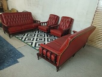 Chesterfield sedací souprava 3+3+1+1